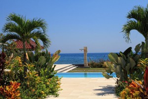 Ferienhaus in Bali mit Pool und Außendusche