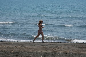 Genießen Sie am Strand