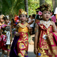 Balinesischen Tracht